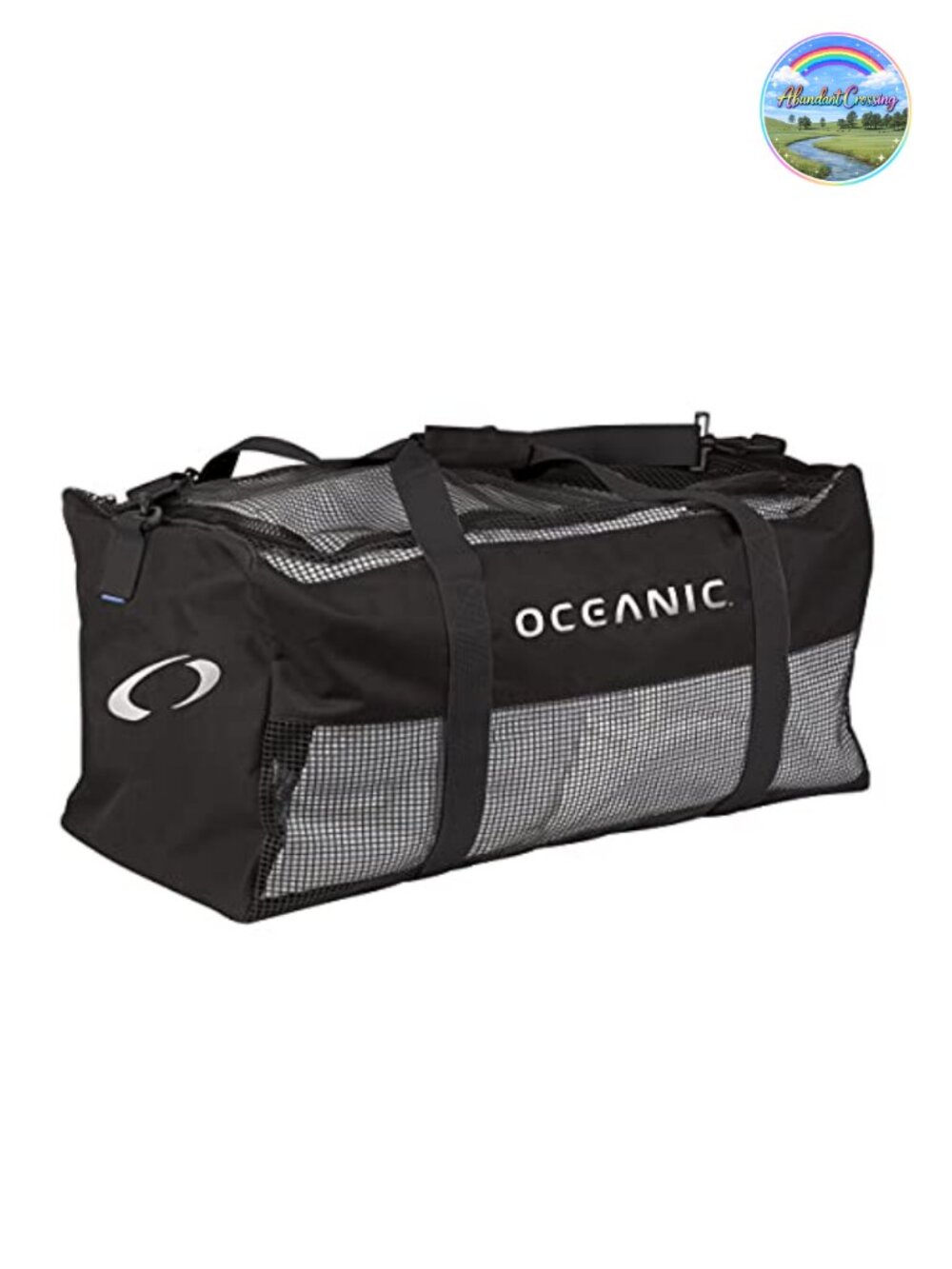 Heavy Duty Mesh Duffle Bag PVC-Coated Nylon YKK Zipper Diving Gear
